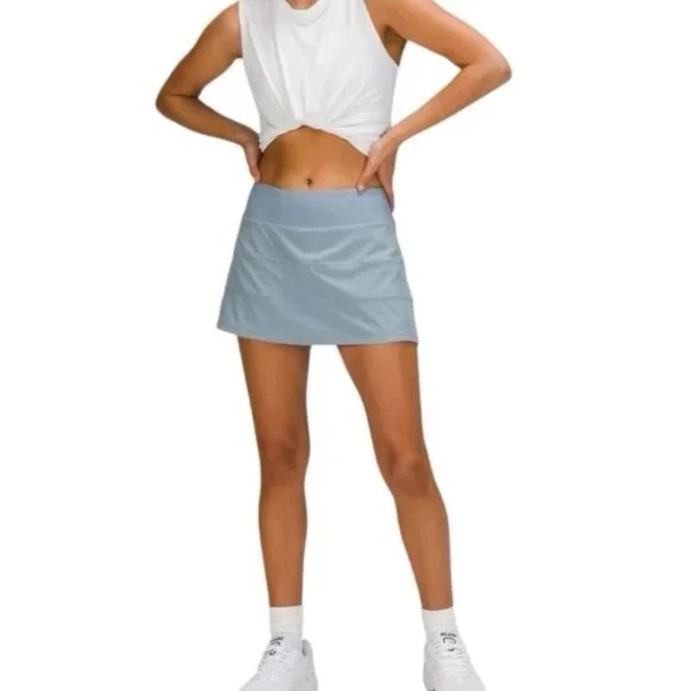 Lululemon Pace Rival skirt size 4 chambray blue - Picture 2 of 4